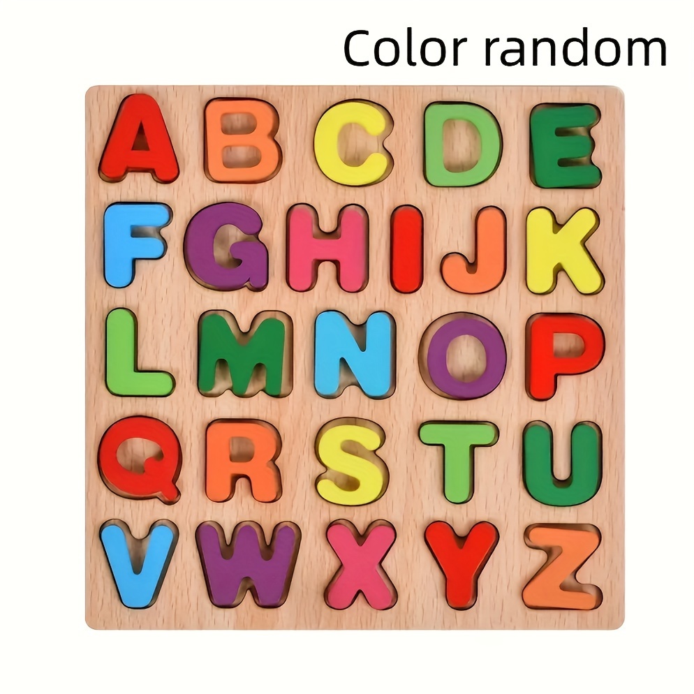 Wooden Alphabet Puzzle Board