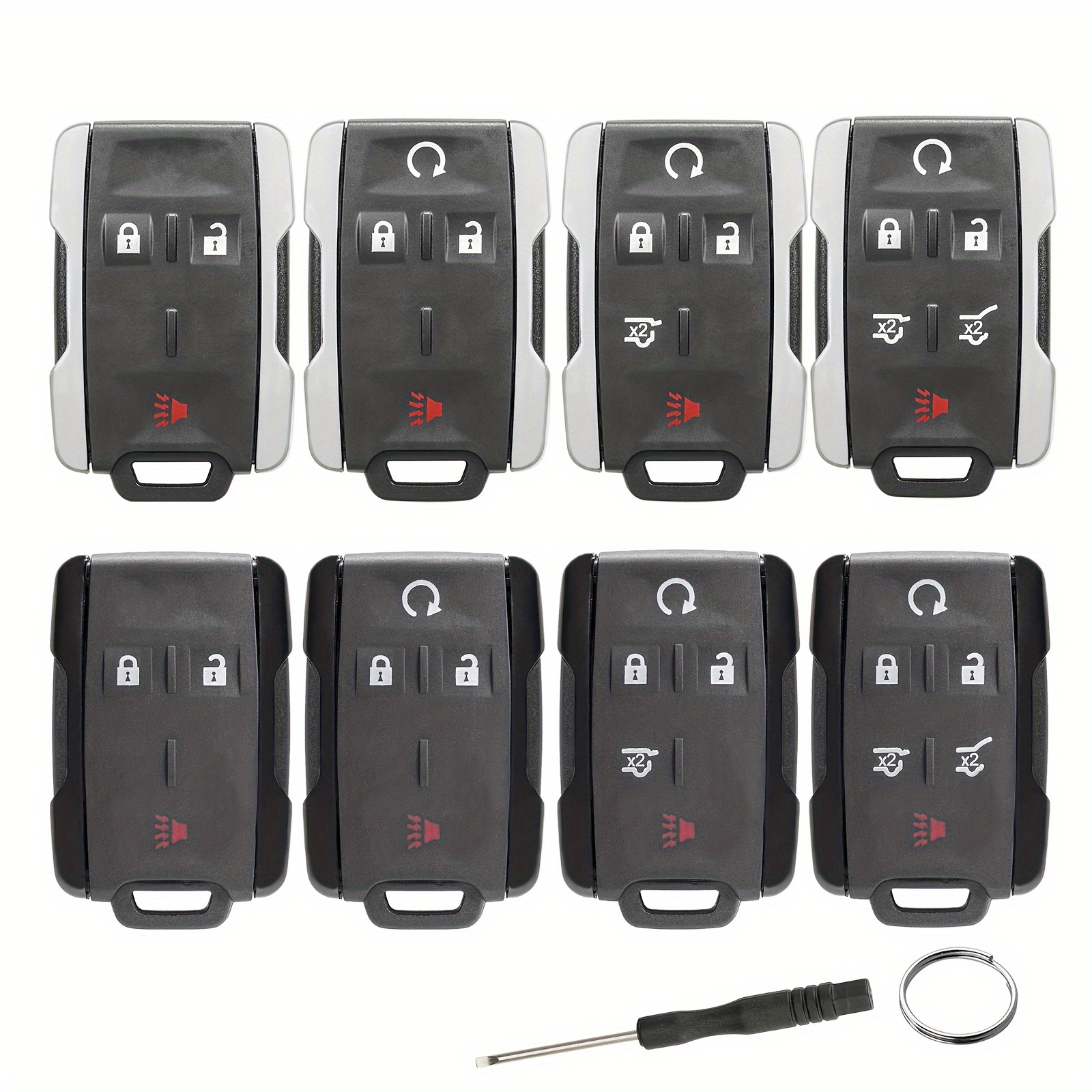 Smart Remote Car Key Fob Shell Case Replacement For * For * 1500 2500 3500  For * For * For * For * 2014-2020