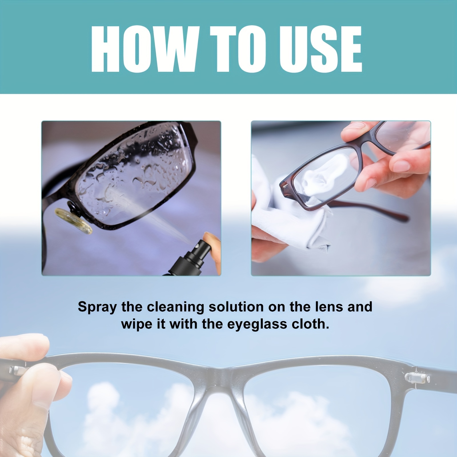 Lens Scratch Removal Spray,Eye Glass Windshield Glass Repair Liquid,Lens  Scratch Remover, Glasses Cleaner Spray for Sunglasses Screen Cleaner Tools