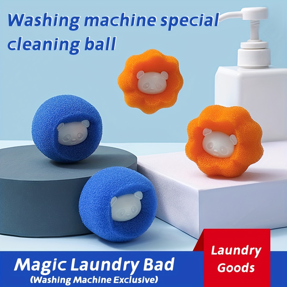 Bolas Mágicas para lavar ropa, 4/6/8 piezas, para limpieza del hogar,  lavadora