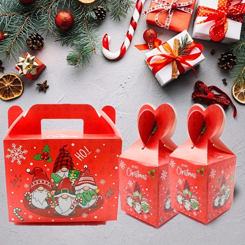 Christmas Candies Treats Boxes For Gift Giving Small Kraft - Temu