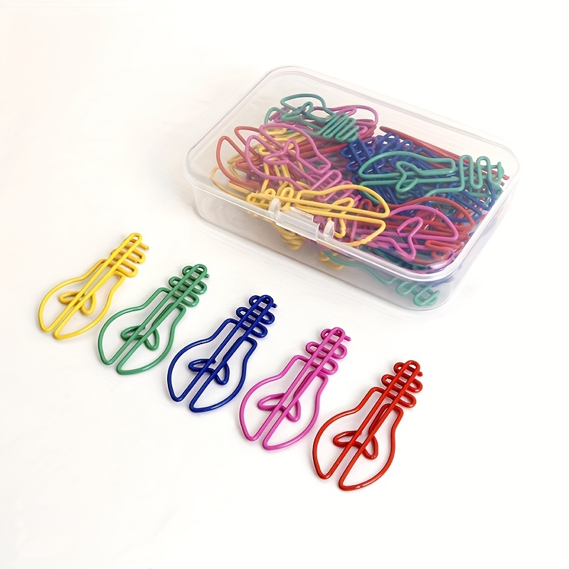 Colorful Plastic Paper Clips Perfect For Office - Temu