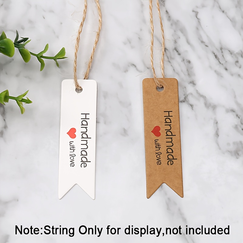 Handmade Tags Art Craft Holiday Gift Packing Labels Cute - Temu