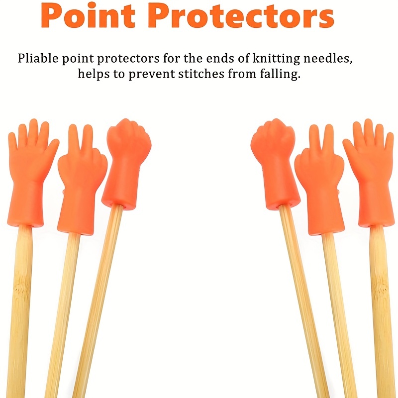 Colorful Knit Knitting Needles Point Protectors 2 Sizes - Temu United Arab  Emirates