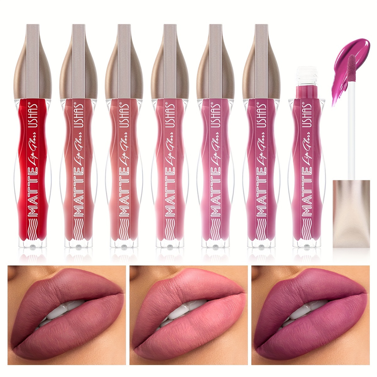 Durable Waterproof Pearlescent Liquid Lipstick Lip Gloss - Temu