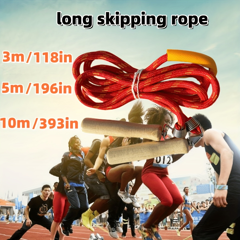 Multiplayer Long Jump Rope for Kids - Red