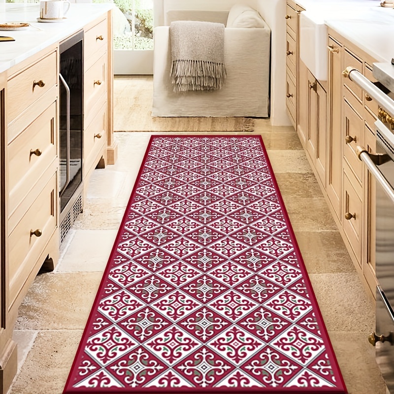 Moroccan Art Extra Long Corridor Rug Bohemian Floor Mat