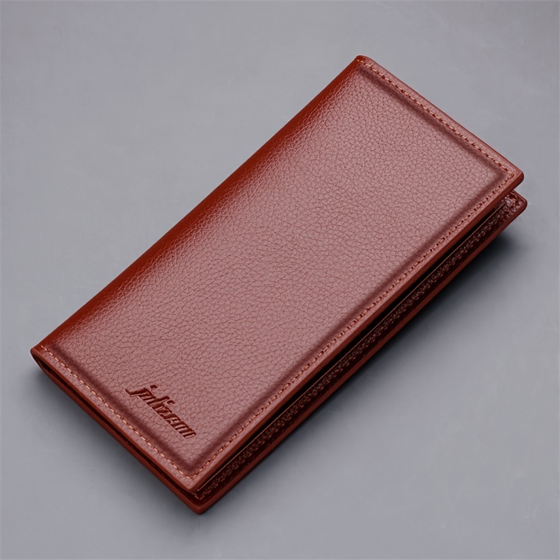 luxury mens long wallet