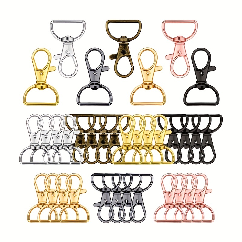 Mini Lanyard Hooks Lanyard Snap Clip Hooks Lanyard Clasp Lanyard Spring  Clips Metal Lanyard Clips 100pcs -  Canada