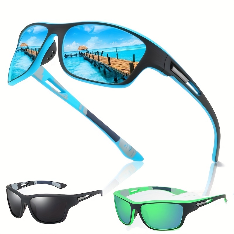 Hiking Polarized Sunglasses Men Fashion Fishing Glasses - Temu