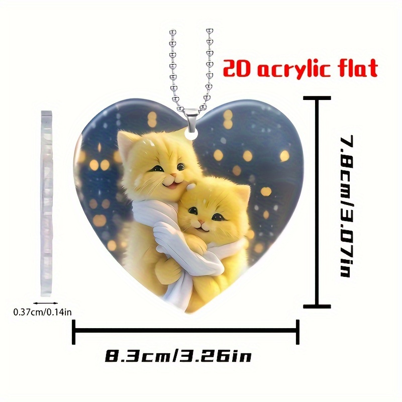 MAKINGTEC Cute Swing Duck Car Hanging Ornament, Car Mirror Hanging