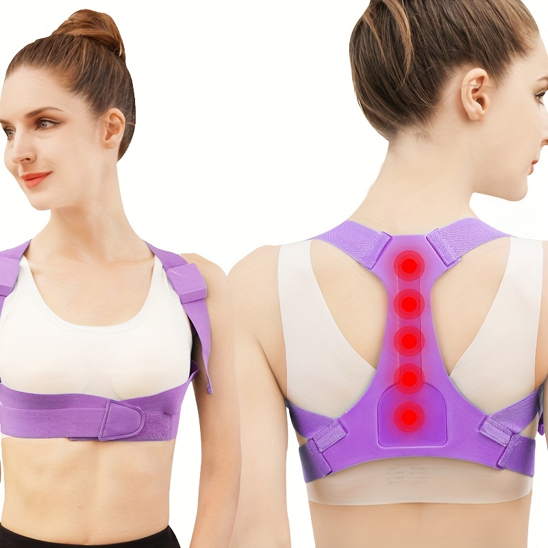 Chest Brace Posture Corrector for Women – Posture Brace Support | Improves  Posture, for Slouching Relieves,Black-Large