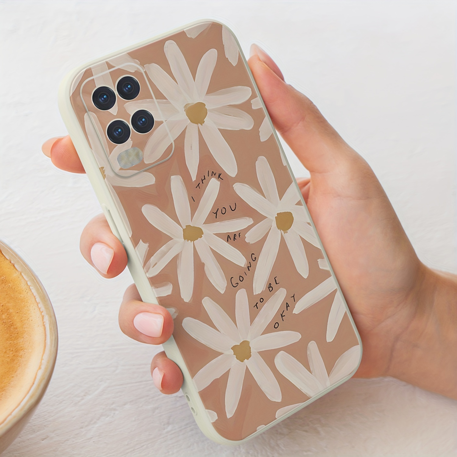 

Simple Style White Flower Pattern For Oppo A F S K Pro 1 3 5 7 9 11 15 16 17 19 52 53 54 55 71 72 73 74 91 92 93 94 Foreign 2020 2021 4g Tpu Material Phone Case