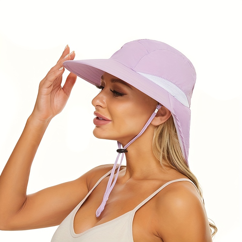 Sun Protection Hat For Men And Women, Suitable For Outdoor Cycling, Fishing, Hiking, Quick-drying, Sunshade Hat With UV Protection Face Mask