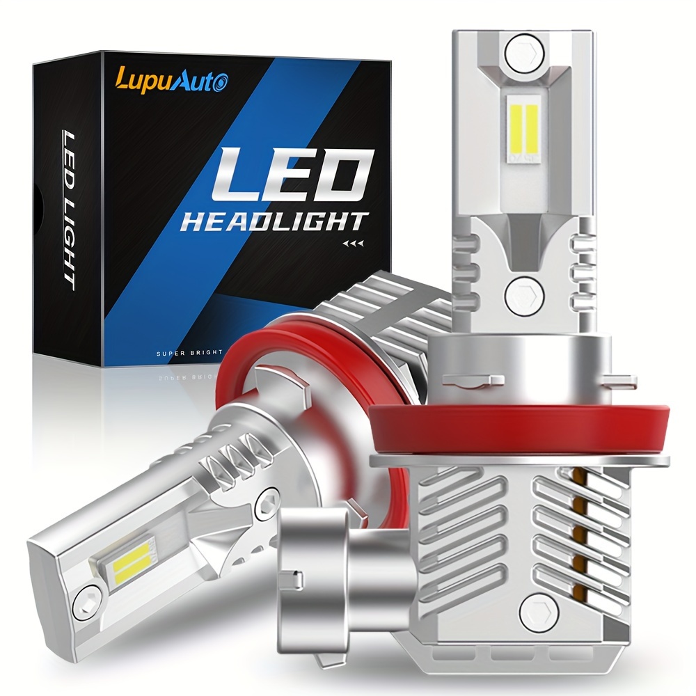 Bombillas LED H11 de 110 W, 30000 LM, 800% de brillo, bombillas halógenas  H9 H8 de repuesto para luz antiniebla, 6500 K blanco frío, Plug and Play