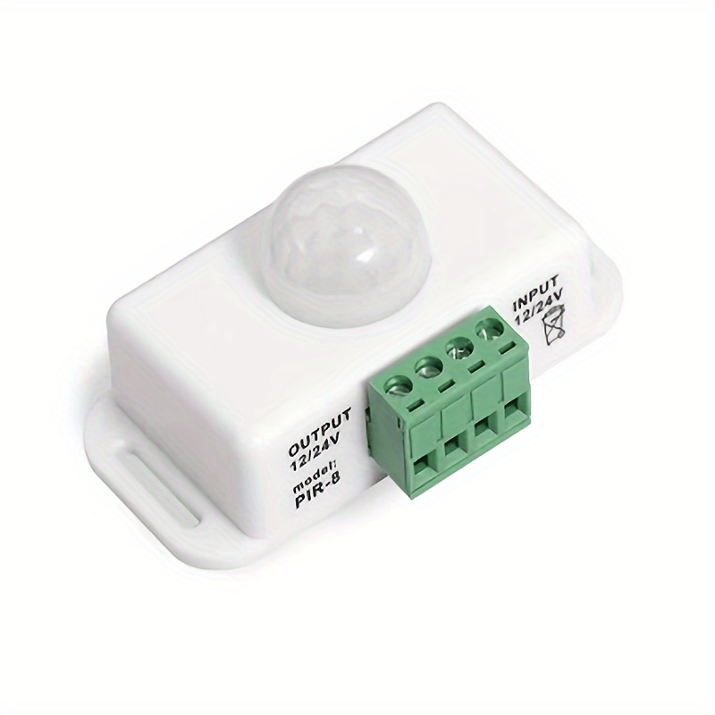 1pc 12v 24v 8a Automatic Adjust Pir Motion Sensor Switch Ir Infrared Detector Light Switch Module For Led Strip Light Lamp