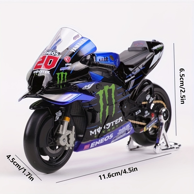 Maisto 1:18 2022 GP Racing Yamaha Factory Racing Team #21 #20 Die Moto GP  Casting Alloy Motorcycle Model Collection Gift Toy