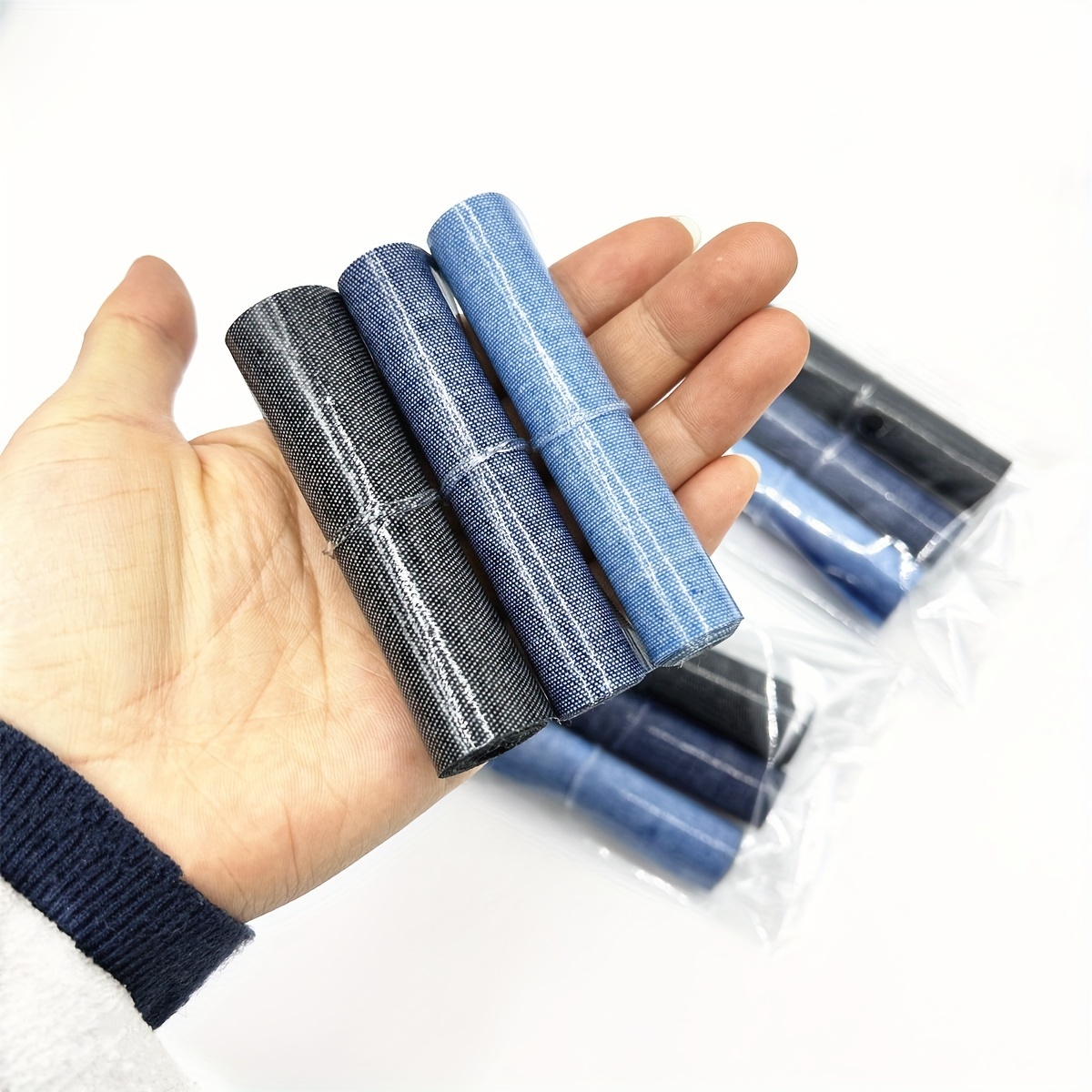 Iron Denim Patches Clothing Jeans Self Adhesive Repair - Temu