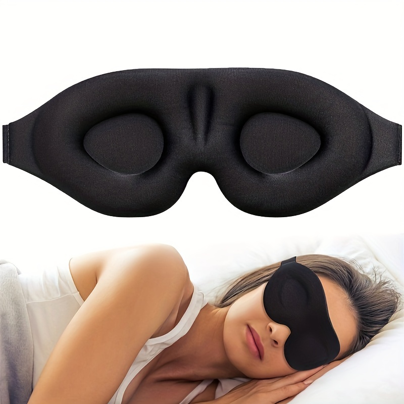 Sleep Mask for Men Women, Upgraded 3D Contoured Cup Eye mask