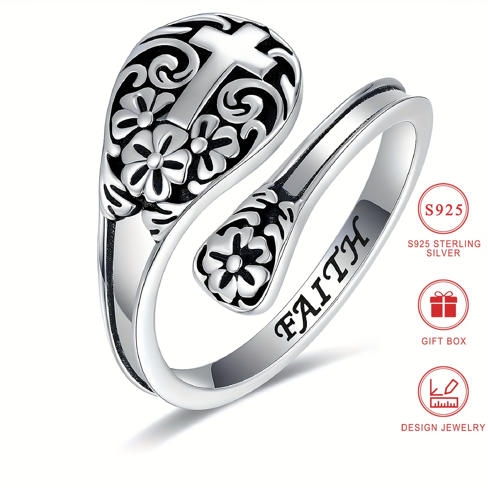 Open Rings 8k Package Gold Silver And Platinum Single Ring - Temu
