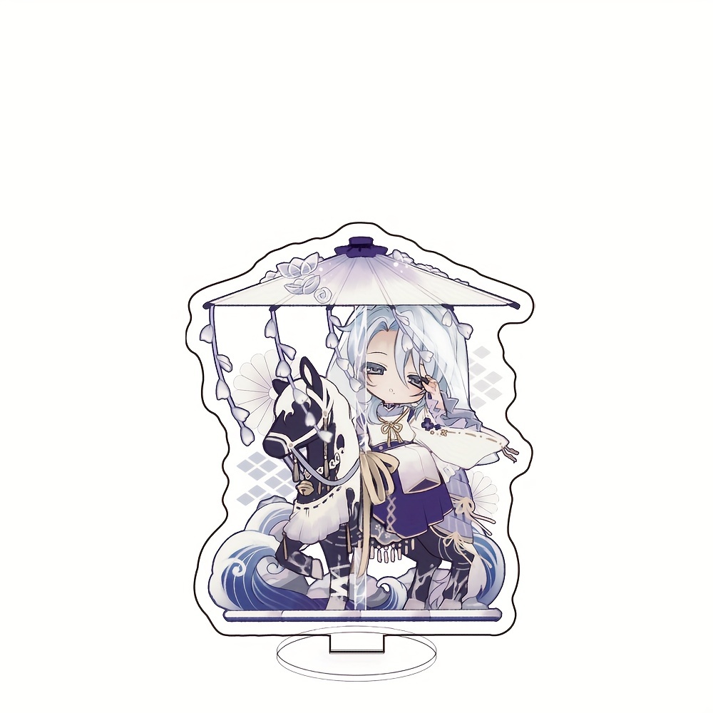 1pc Cartoon Game Peripheral Circus Q Version Ornament, Acrylic Standing Card, Anime Game Character Trinket Gift For Friends, For Home Room Living Room