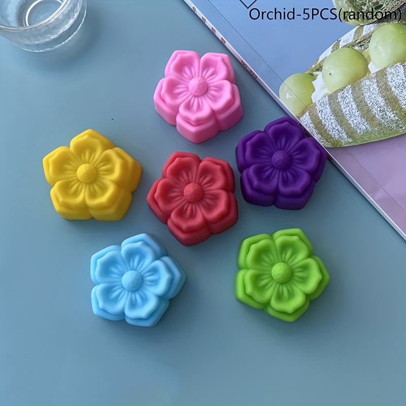 Silicone Baking Molds, Colorful Flowers. Colorful Of Silicone