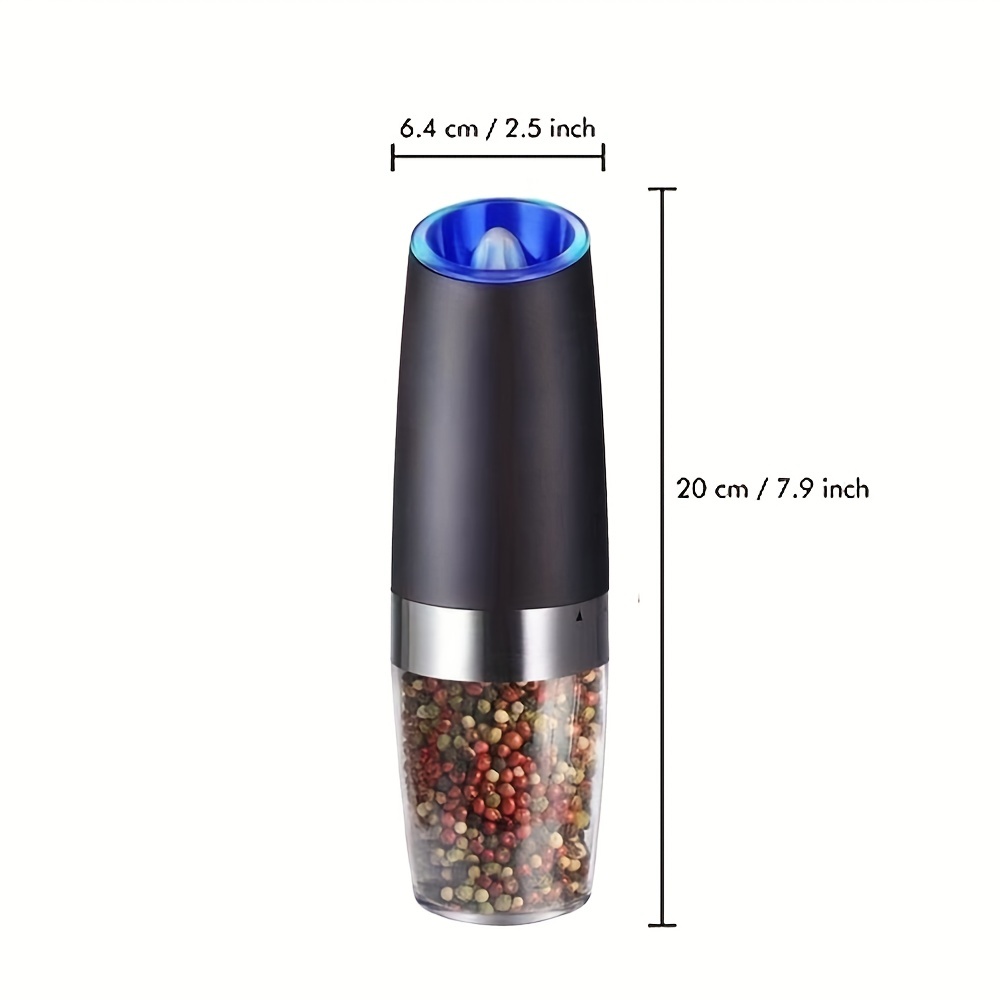 Rechargeable USB Electric Salt Pepper Spice Grinder Set Cookie Gravity  Automatic