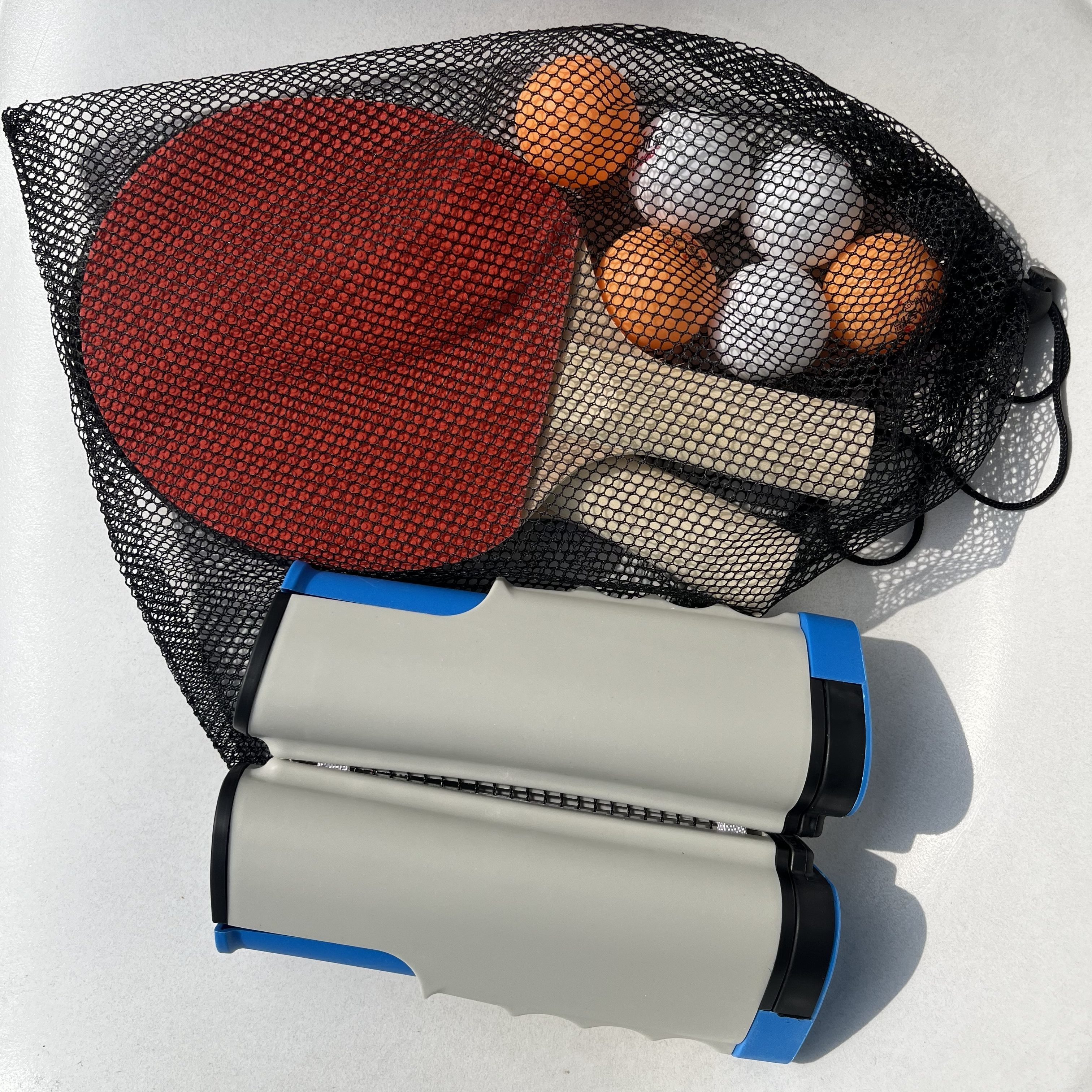 PRO-SPIN All-in-One Portable Ping Pong Set with Retractable Net,  High-Performance Ping Pong Paddles, 2-Player Set, Indoor & Outdoor Game