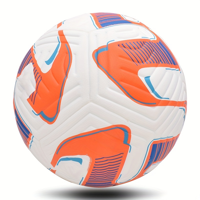 Balón de fútbol de calidad para la Copa del Mundo, tamaño 5, térmicamente  unido con costuras sin costuras, peso oficial del partido, piel sintética  profesional de alta calidad, Pelota de Futbol, Estados Unidos (naranja) :  Deportes y Actividades  