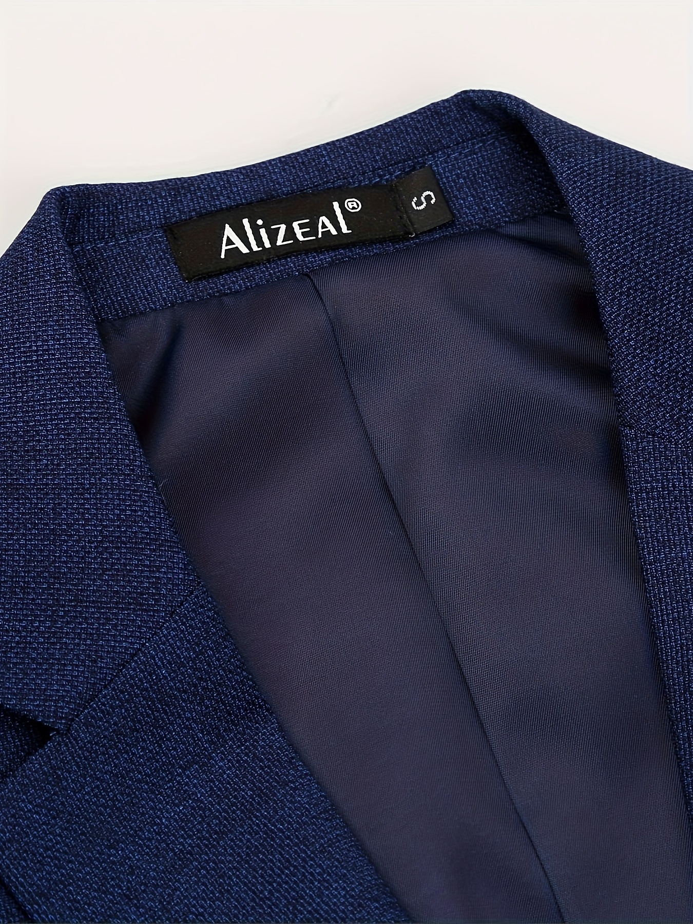 Alizeal Men's Casual Suit Jacket Sports Coat Business Suit One Button,  Black-S at  Men's Clothing store