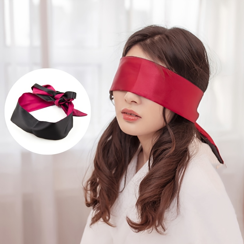 Cat Silk Satin travel Sleep Eye Mask Cover Padded Blindfold Soft