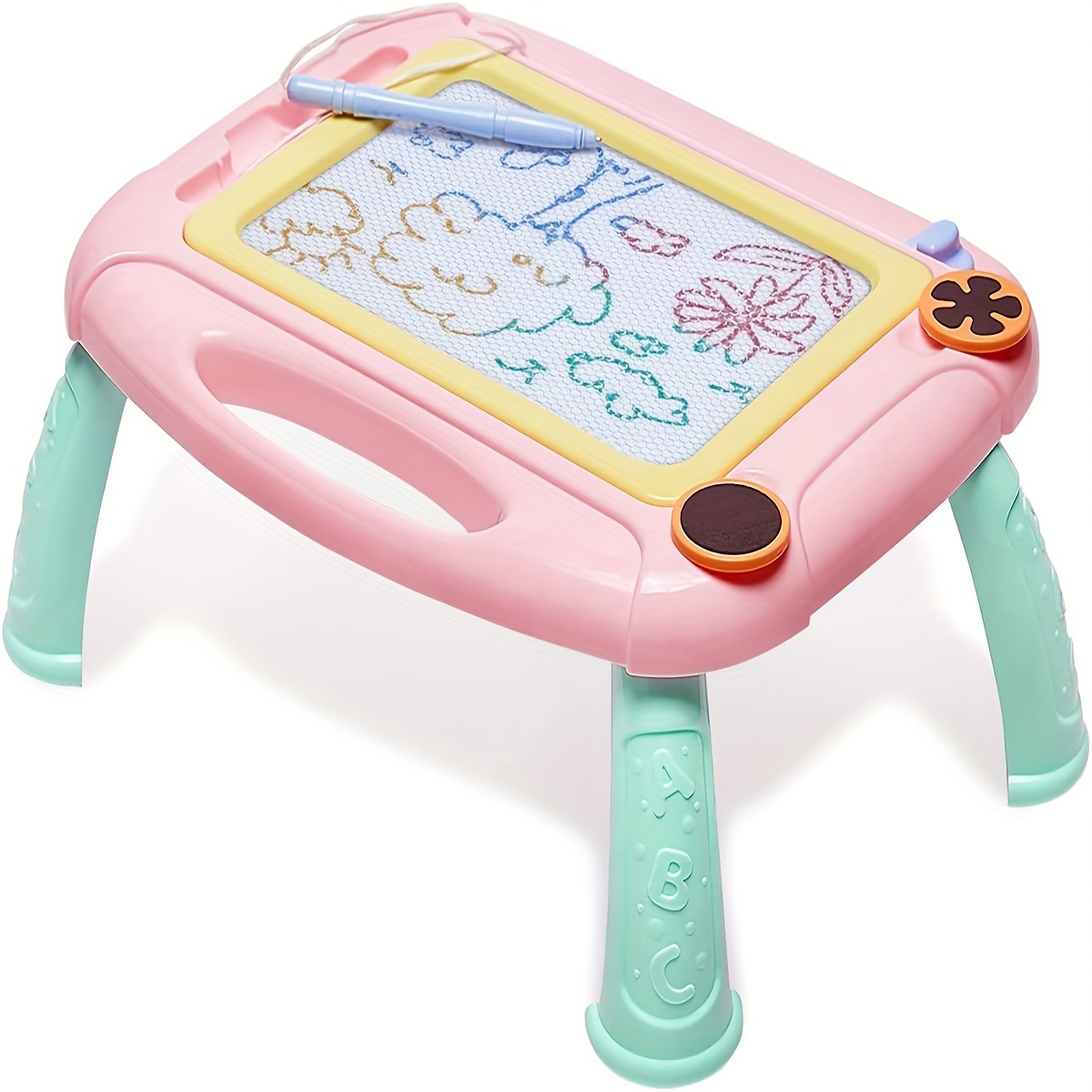 Juguetes para niños pequeños para niñas de 1 2 3 4 5 años, tablero de  dibujo magnético Zhivalor CPB-US-XD1536-3