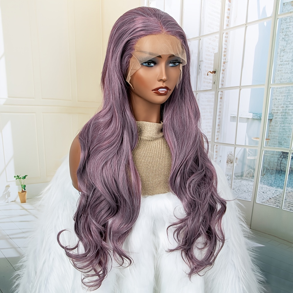 32 inch long wavy lace front wigs body wave 13*4*1 lace  display picture 2