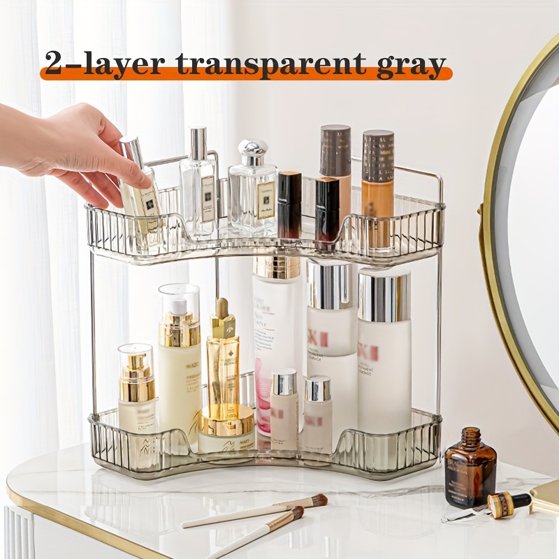 Bathroom Corner Makeup Organizer Large capacity Skincare - Temu