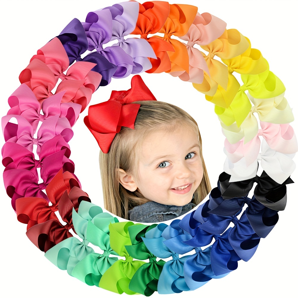 

30pcs Baby Girls Cute Bowknot Hair Clip Hair Pin Hair Accessories For Gift Holiday Party