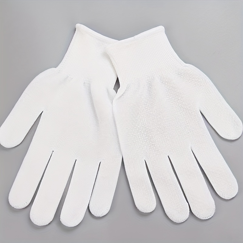 Work Gloves Labor Protection Nylon Non-slip Gloves For Driving, Handling,  Adhesive Work 13 Gauge, Thin, For Men And Women