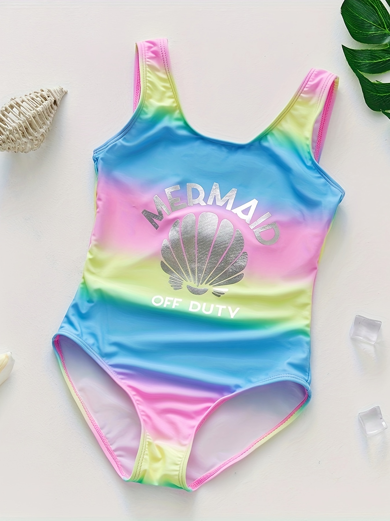 Children's Summer Mermaid New Swimsuit Girls One-piece Swimsuit