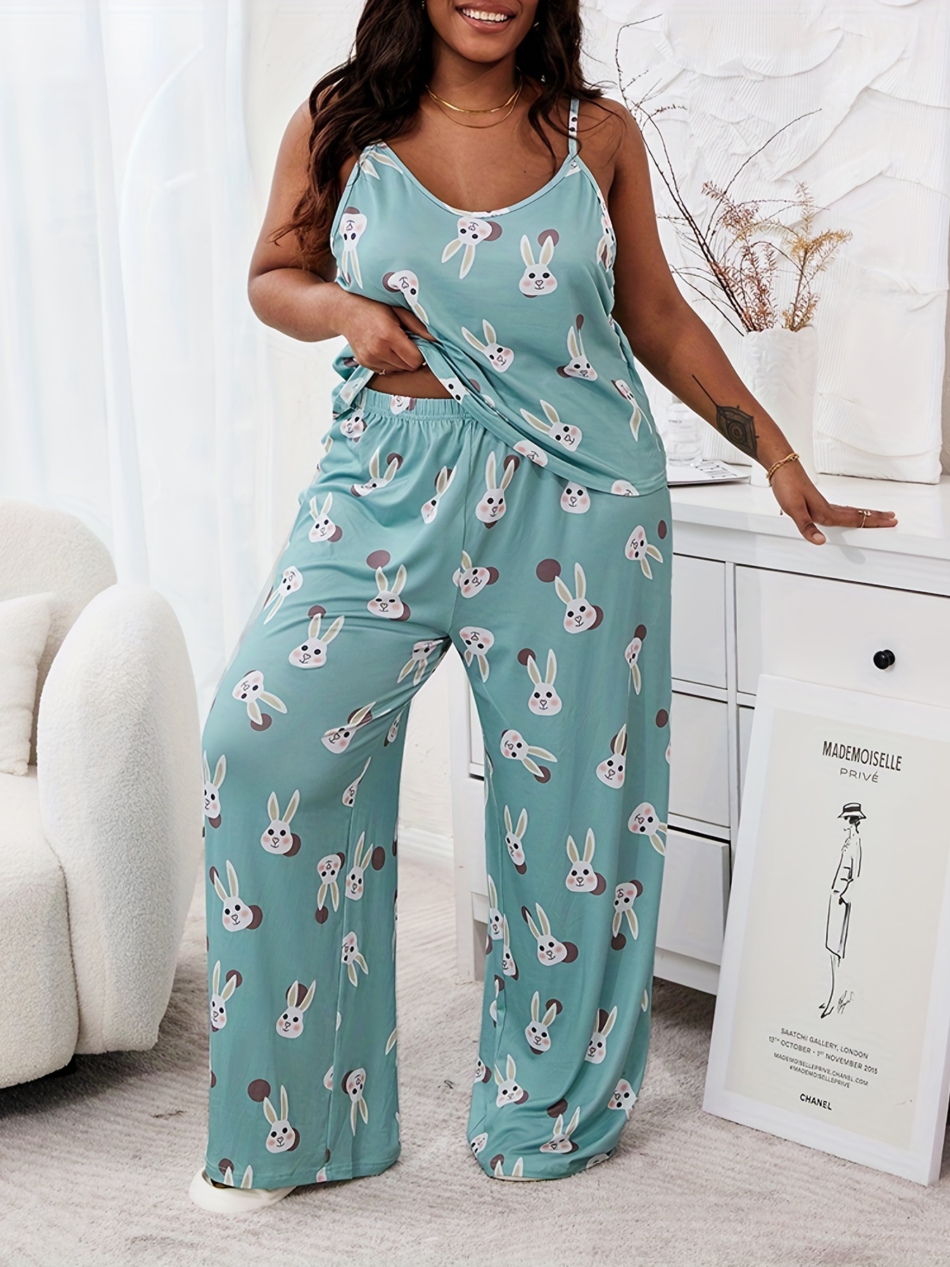 Womens Pajama Sets Kawaii Strawberry Cute Pjs Sleepwear Soft Fleece  Pullover Fuzzy Pajamas Pants Preppy Loungewear