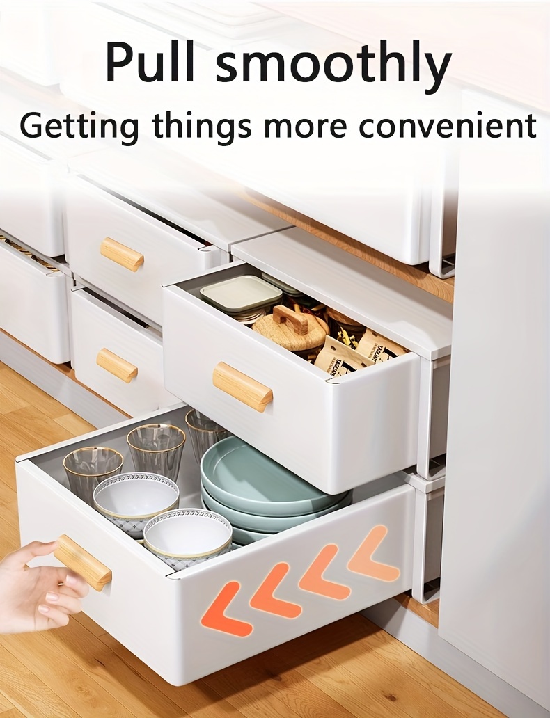 Pull-out Cabinet Storage Rack, Kitchen Slide-out Dish Food Storage