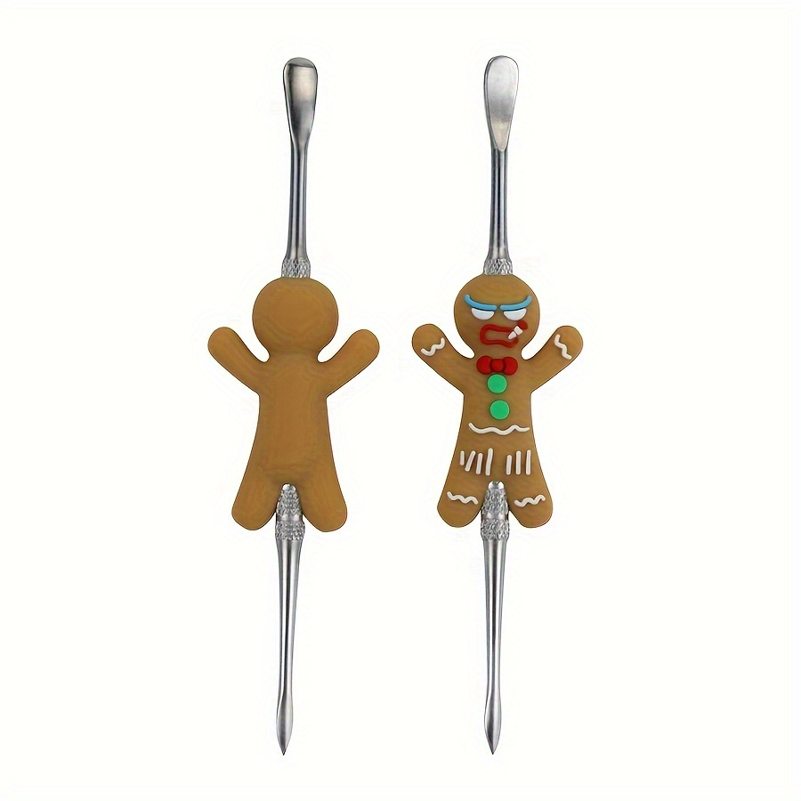 3pcs Christmas Double headed Sculpting Clay Tools Metal Spoon Carving Tool