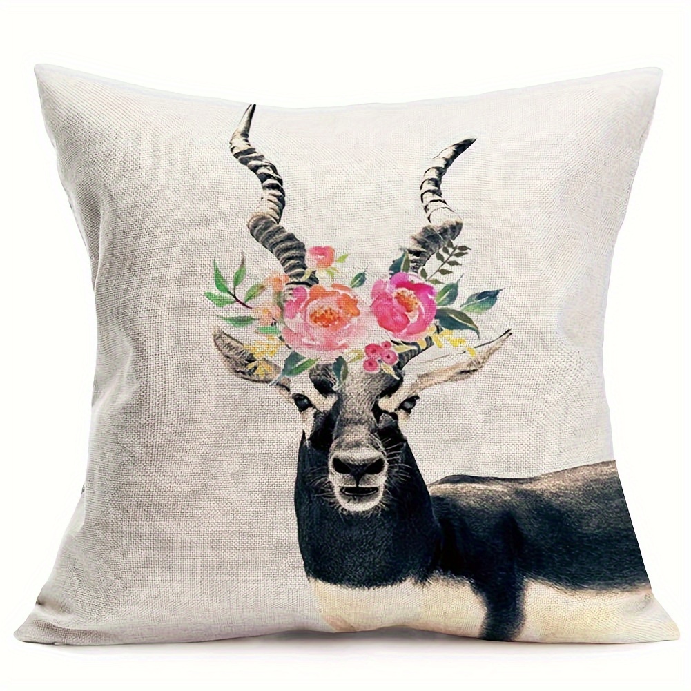 Antelope Outdoor Pillow Cover