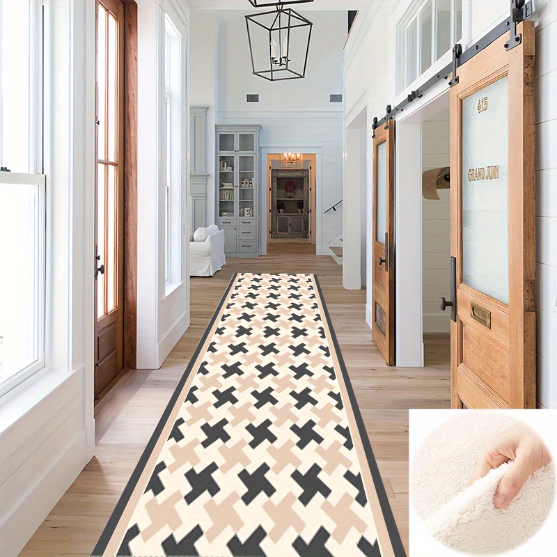 Alfombra de pasillo de 2 x 8 pulgadas, alfombra moderna para pasillo,  cocina, entrada, baño, alfombra de lavandería - Alfombras para Salas  Modernas