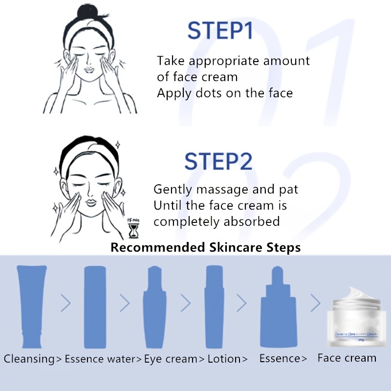 Face Cream Moisturizing Skin Non-Irritating Improves Dry Skin