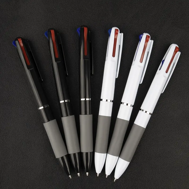 Multicolor Ballpoint Pen 3 in 1 Colored Pens Fine Point - Temu