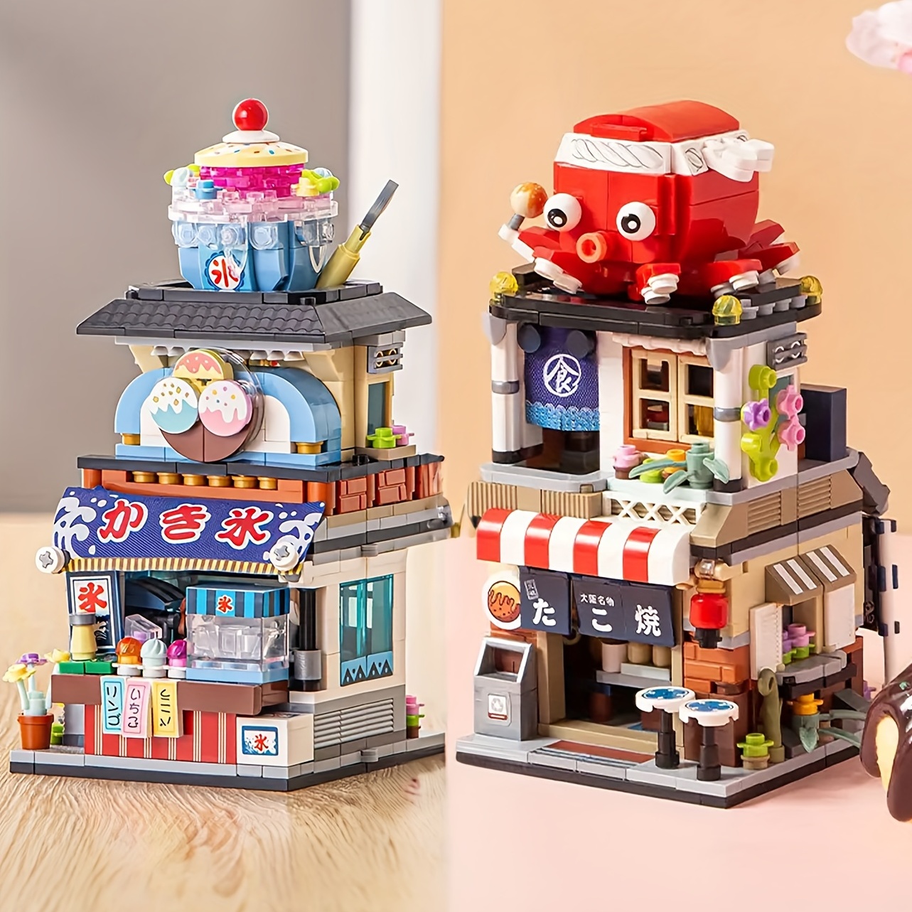 Japanese Street View Izakaya Shop Mini Building Blocks Moc - Temu Japan
