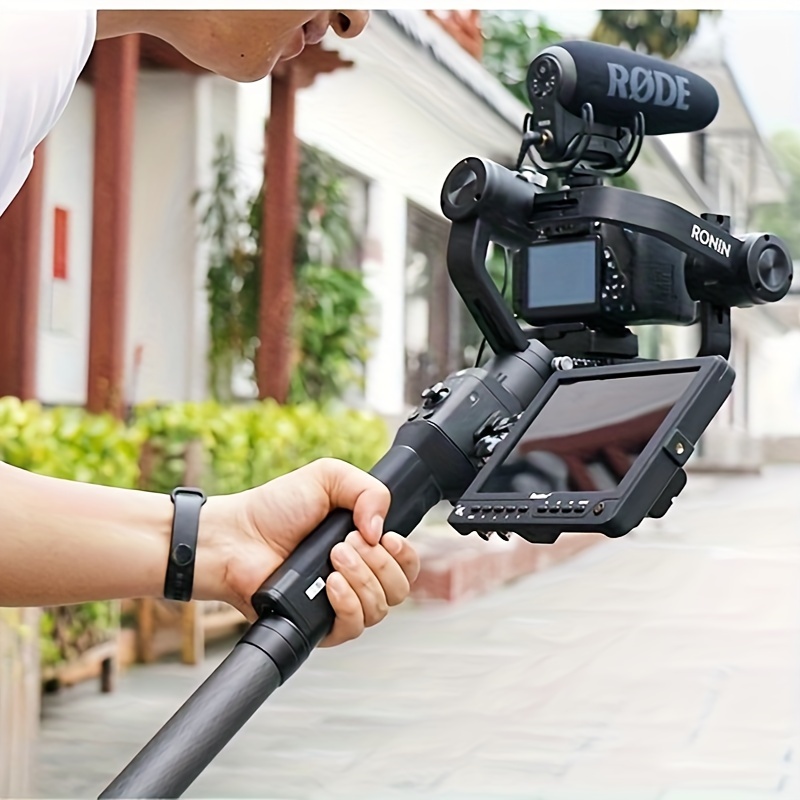 Professional Carbon Fiber Extension Monopod Pole For DJI Ronin RS3  Extendable Rod Handheld Stick Gimbal Handle Grip