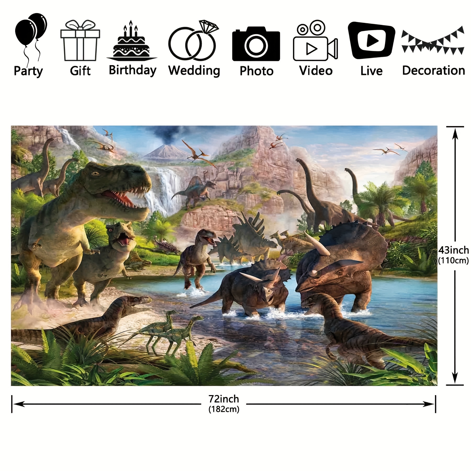 Kids Paint Party Kits Safari Animals and Dinosaurs