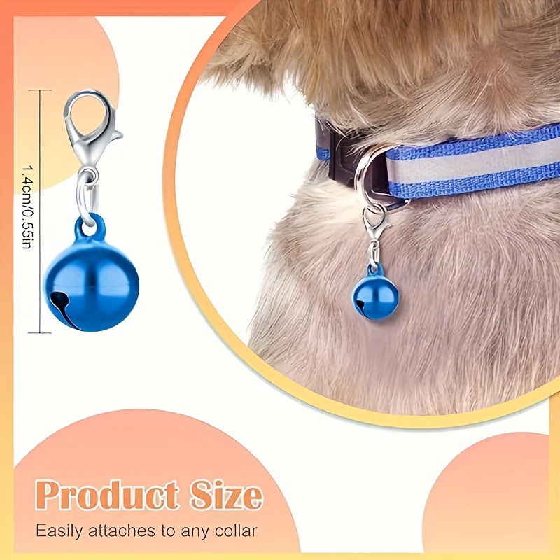 Decorative Pet Collar Jingle Bells - For Cat Collars & Small Dog