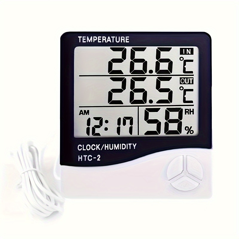 Indoor Dial Thermometer Hygrometer, 1 Temperature Humidity Gauge Analog  Hygrometer For Indoor Planting Office Home Room No Battery - Temu