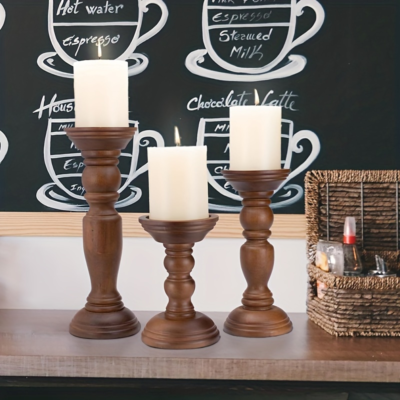 Wooden Candle Holders - Temu Canada
